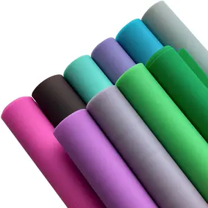 1 roll of jelly color faux leather 12"x53" inches Soft solid color smooth, can be used for DIY making bows jewelry card holder decoration and other crafts.
