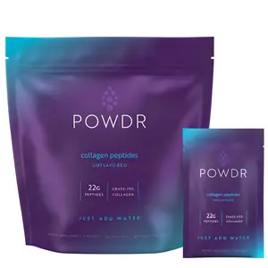 drinkpowdr Collagen Peptides – 22g Grass-Fed Protein, Unflavored, Mixes in Hot or Cold Drinks
