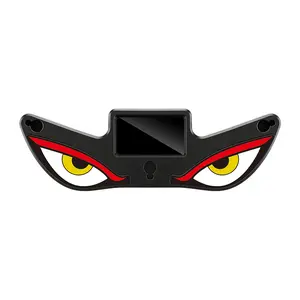 Solar Devil Eye LED Car Window Light, Wireless No-Drill Solar & USB Powered Animated Warning Light, Waterproof Auto Devil Eye Decal for Car Windshield Rear Window, SUV Truck Universal Decorative Lamp, Car Decals, Automotive,summervibes