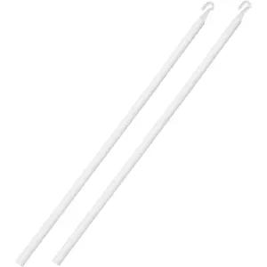 24 Inch Horizontal Window Blind Wand Replacement with Hook Plastic Spliceable Vertical Blinds Rod Blinds Stick Replacement