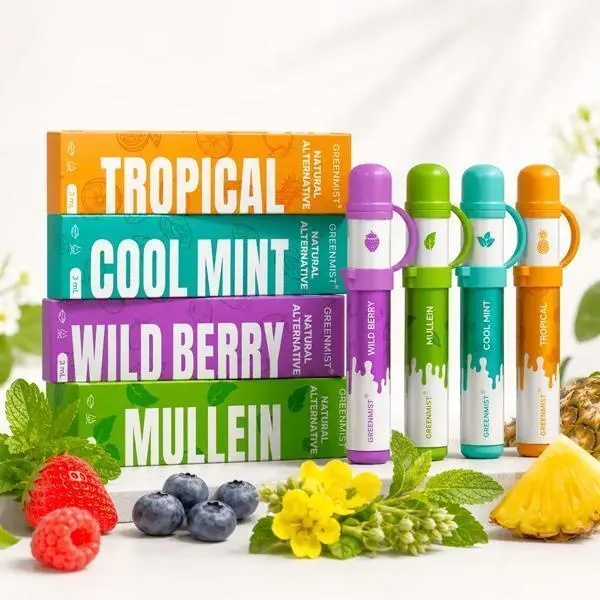 GREENMIST Nasal Inhaler Stick, Aroma Diffuser, Berry Flavor