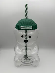 Starbucks 2026 Limited Edition Barista Bear Glass Tumbler 590ml