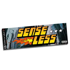 Grand Theft Senseless Car Slap Sticker