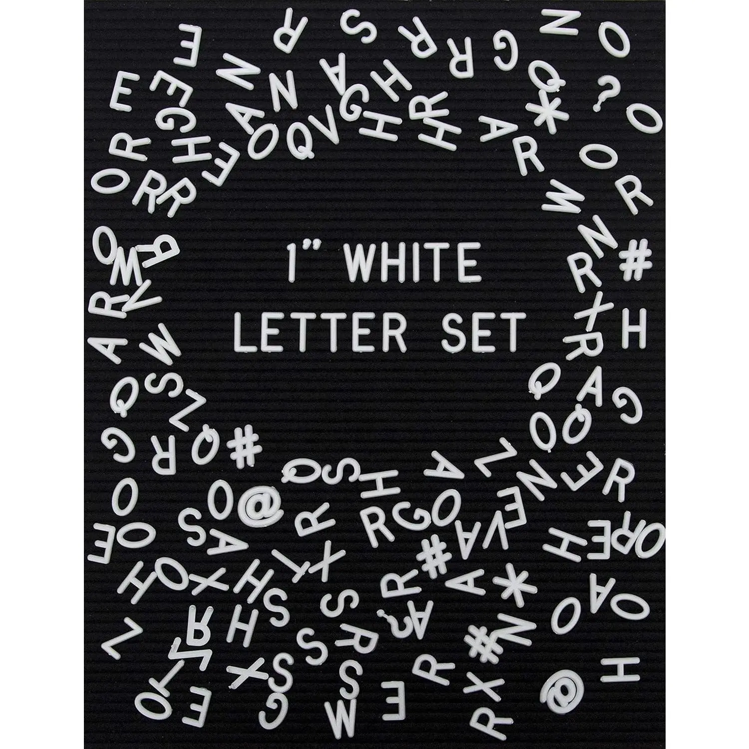 Plastic Letter Board Letters Only (348 Pieces) - 1" Letter Board Letters for Changeable  Letter Board - White Letter Board Accessories -  Set