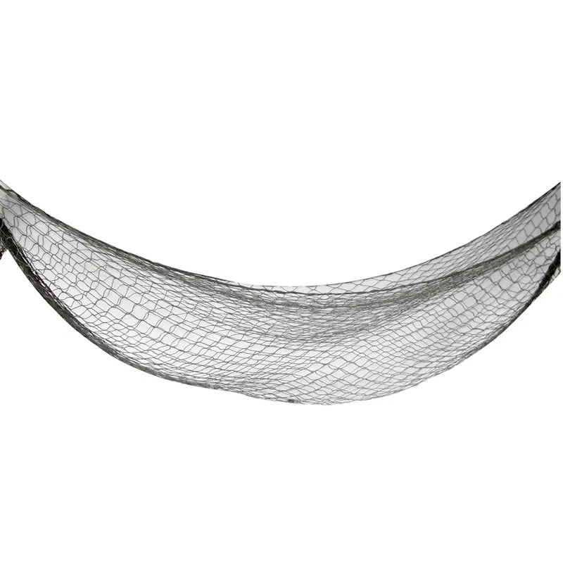 Barton Outdoor Gear 7ft Nylon Hammock Portable Easy Setup Holds 220LBs Lightweight Strong Mesh Drawstring Bag Included