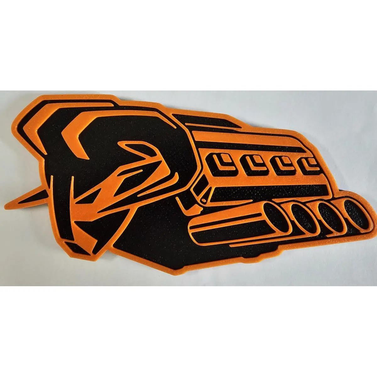 Symbol Of Protest Toolbox Badge For Hemi V8 Rams – 3D Emblem For Gas Truck Owners | Ram 1500 2500 Rebel Trx V-8 Decal | Anti-Ev Statement