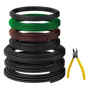 189 Feet Easy Bending Bonsai Wire, Aluminum Bonsai Tree Wire Available in 5 Sizes - 1mm, 1.5mm, 2mm, 2.5mm, 3mm, Comes with Cutter Set for Pruning Thin or Thick Branches