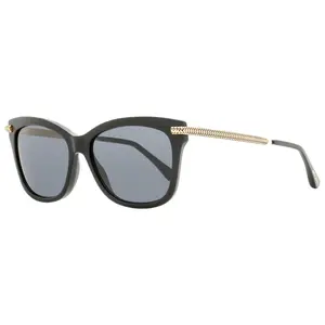 Jimmy Choo Rectangular Sunglasses Shade/S 807IR Black/Gold 55mm