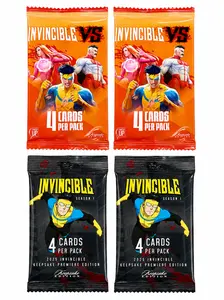 Invincible Pack Bundle (4 Packs) [Shipped Sealed]