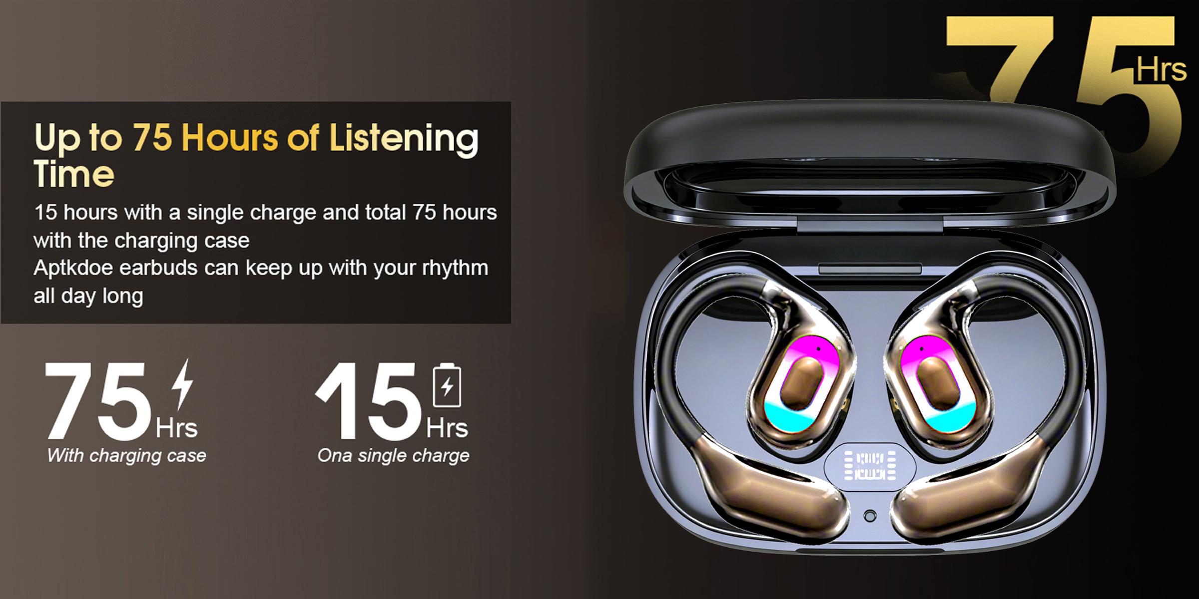 AI Translation Earbuds Real Time, 2026 Upgraded 156+ Language Translator Earbuds for iPhone and Android 3-in-1 Translation Headphones Translating Device for Travel Business Learning with Charging Case