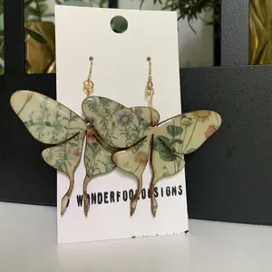 Luna moth earring’s Elegant