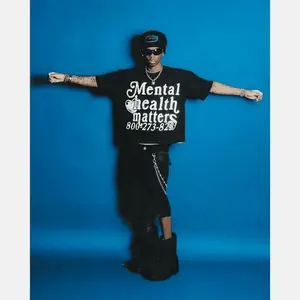 Mental Health Matters Graphic T-Shirt, Y2K Streetwear Oversized Tee, Suicide Prevention Awareness Apparel, Casual Aesthetic Top, Unisex Gift