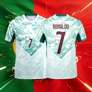 2026 Portugal Home Away 7# Cristiano Ronaldo Short And Long Sleeve Soccer Jersey Fans Version Breathable