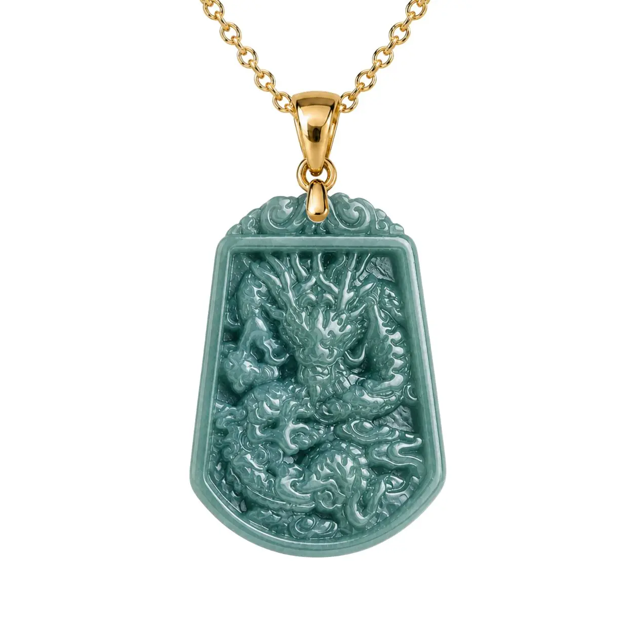 Jade Dragon Pendant