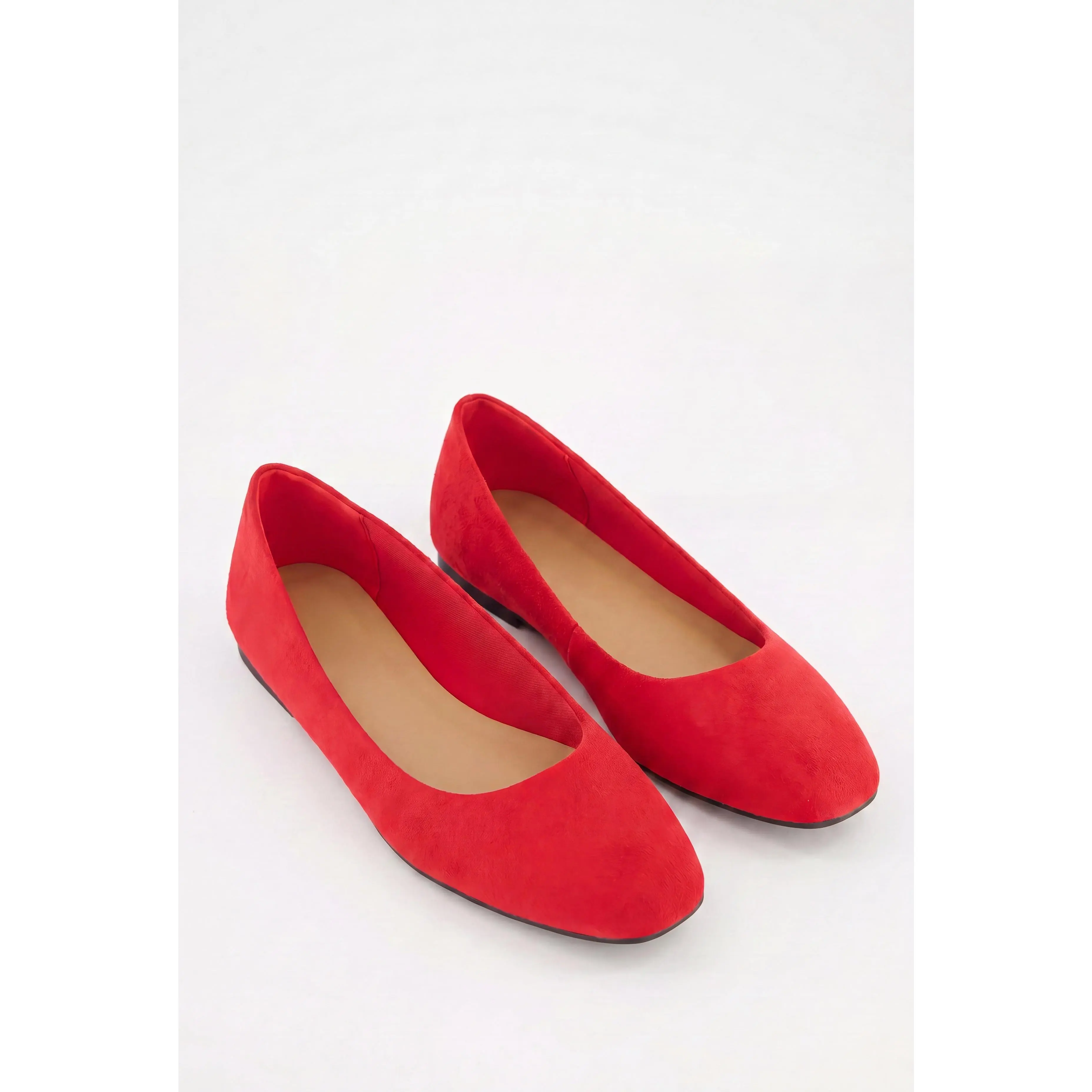Square Toe Ballerina Flats