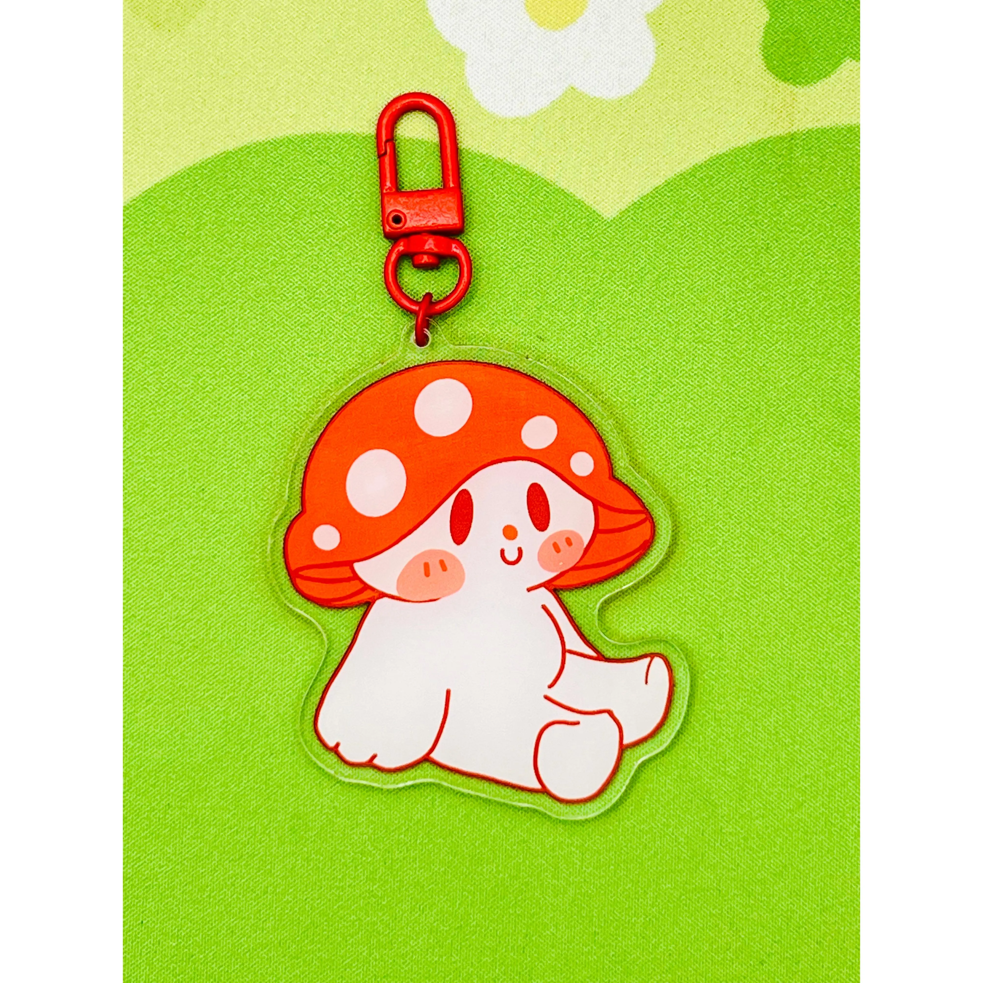 Sitting Marshall Keychain