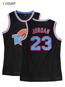 Men's Basketball Jersey #23 Space Movie Jersey Shirts for Hip Hop Jersey,Theme Party,Gift for Basketball Fans, Fitness Top, Sports Jersey, Sports Tops