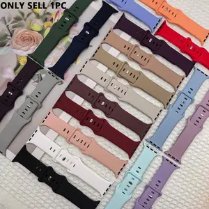 (Only Watch Band)Women's Iwatch Band 38-49mm, Soft Silicone Waterproof Strap, Smart Watch Straps, Compatible with Series 11/10/9/8/7/6/5/4/3/2/1 Se Ultra/ultra2