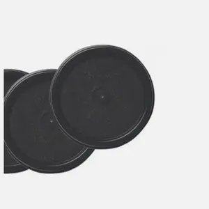 Tupperware Modular Mates Set of 3 Round BLACK Seal Replacement Lid