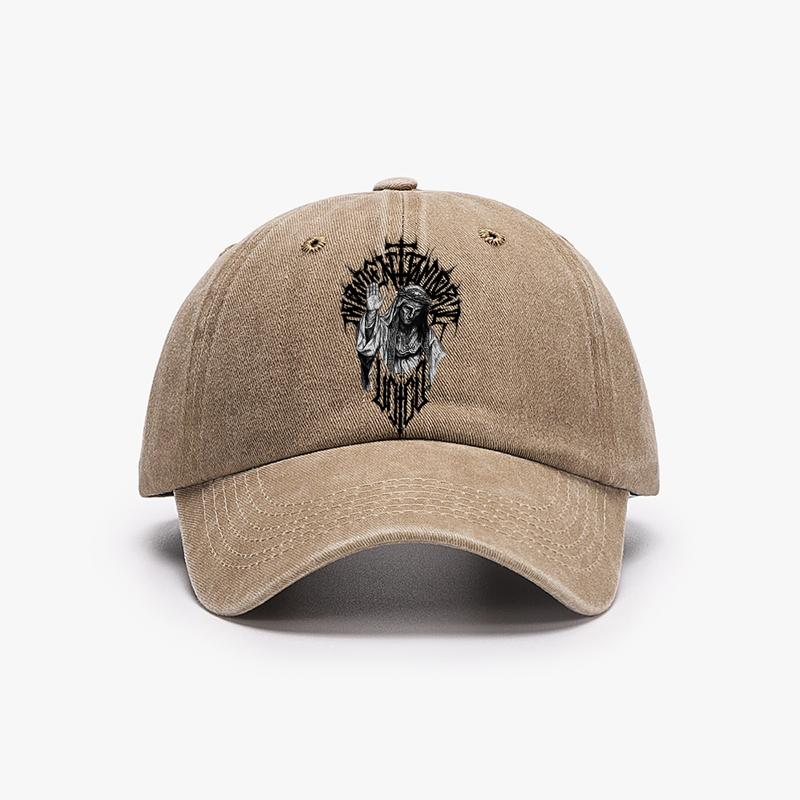 Christian Clothing   Unisex Street Baseball Cap 80s 90s Pattern Anime Hat Men Gift Snapback Fitted Vintage Denim Fabric Iconic Logo Heat Transfer Print Green Dragon Ball Detail