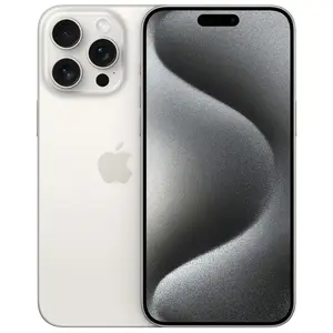 Refurbished Apple iPhone 15 Pro Max 256GB Unlocked – White Titanium Good