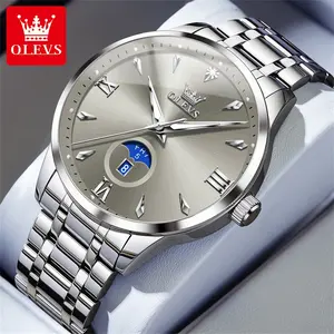 OLEVS brand men's watch high-end sense fashion light luxury watch luminous waterproof quartz watch 3646
