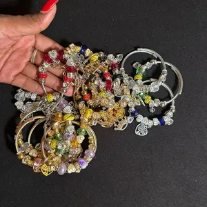 Pick Your Own Bracelet - Adjustable Charm Bracelet with Metal Coating & Unique Handmade Design for Everyday Wear