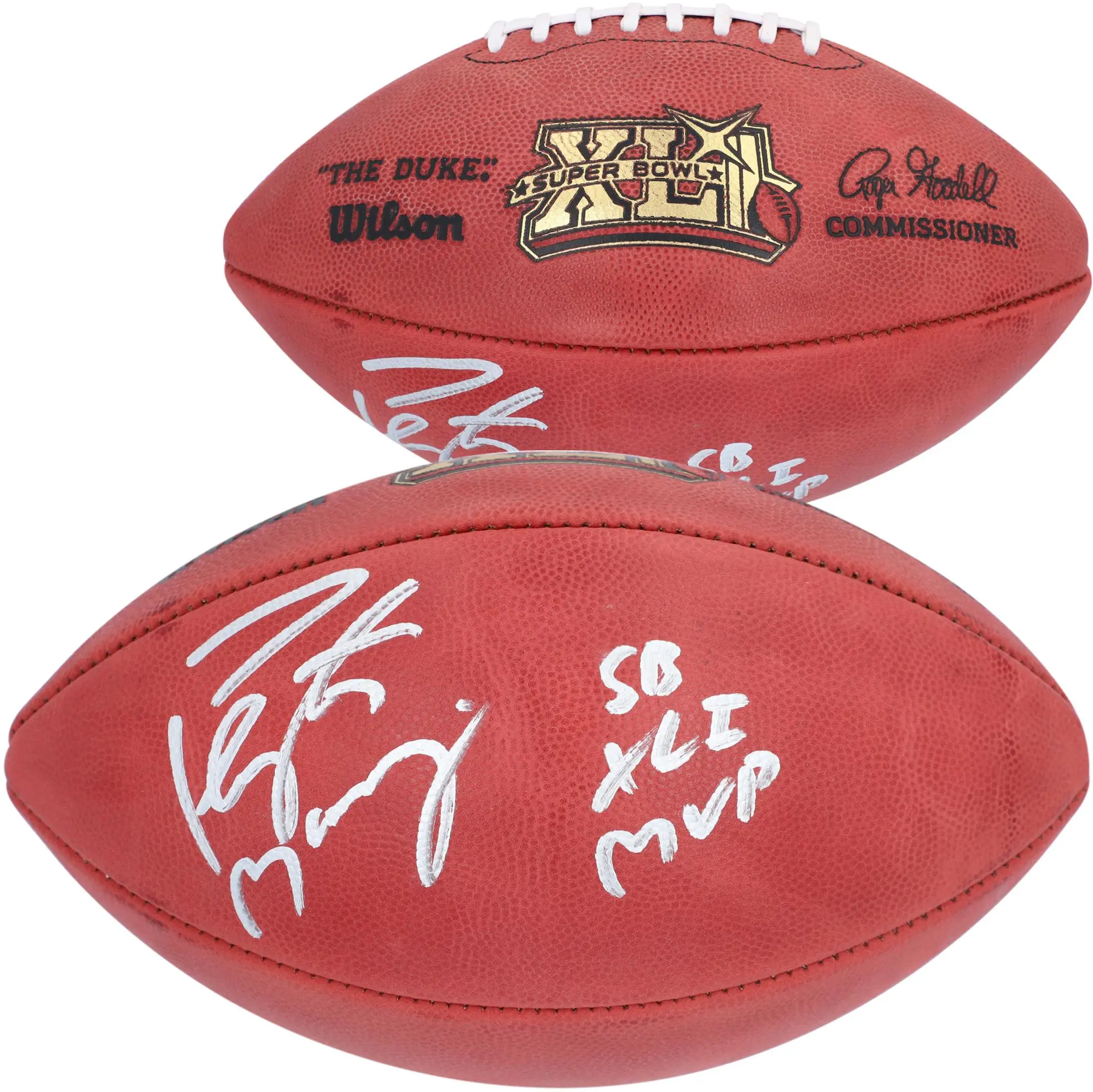 Peyton Manning Indianapolis Colts Autographed Wilson Super Bowl XLI Pro Football with "SB XLI MVP" Inscription - Fanatics Authentic Certified