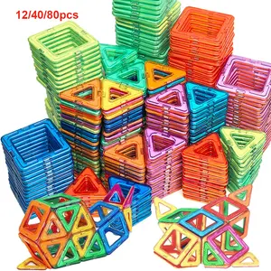 Magnetic building block toy Stem Building Blocks for Kids toy for 3+ year old STEM Early Educational Construction Magnetic Building Tiles MagneticToys Building Set Gift for Toddlers Boys Girls kids Birthday Gifts