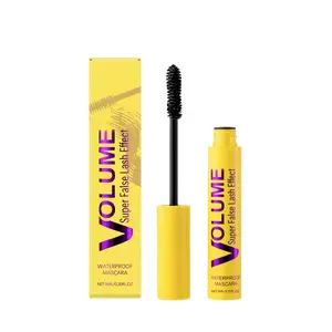 Super False Lash Volume Mascara, Waterproof & Smudge-Proof, Clump-Free Formula, Long-Lasting Wear, Buildable Volume and Length, Easy Gentle Removal