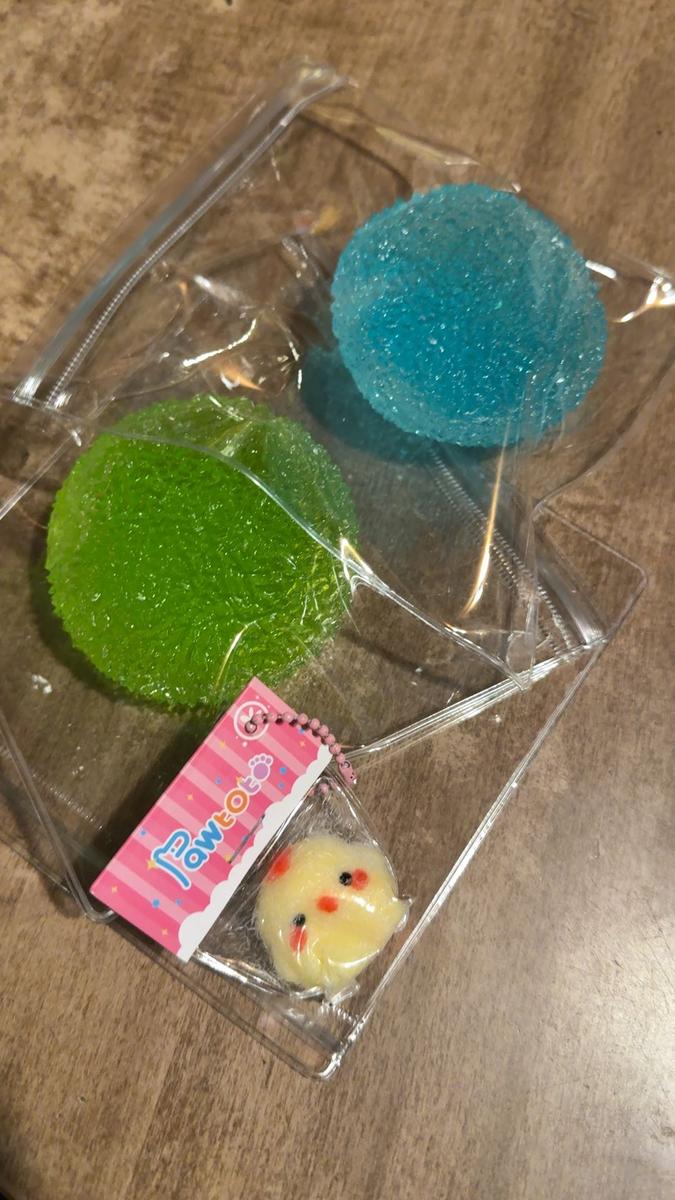 Item: Crystal Mochi Ball Red (Crunchy Squish Sound)