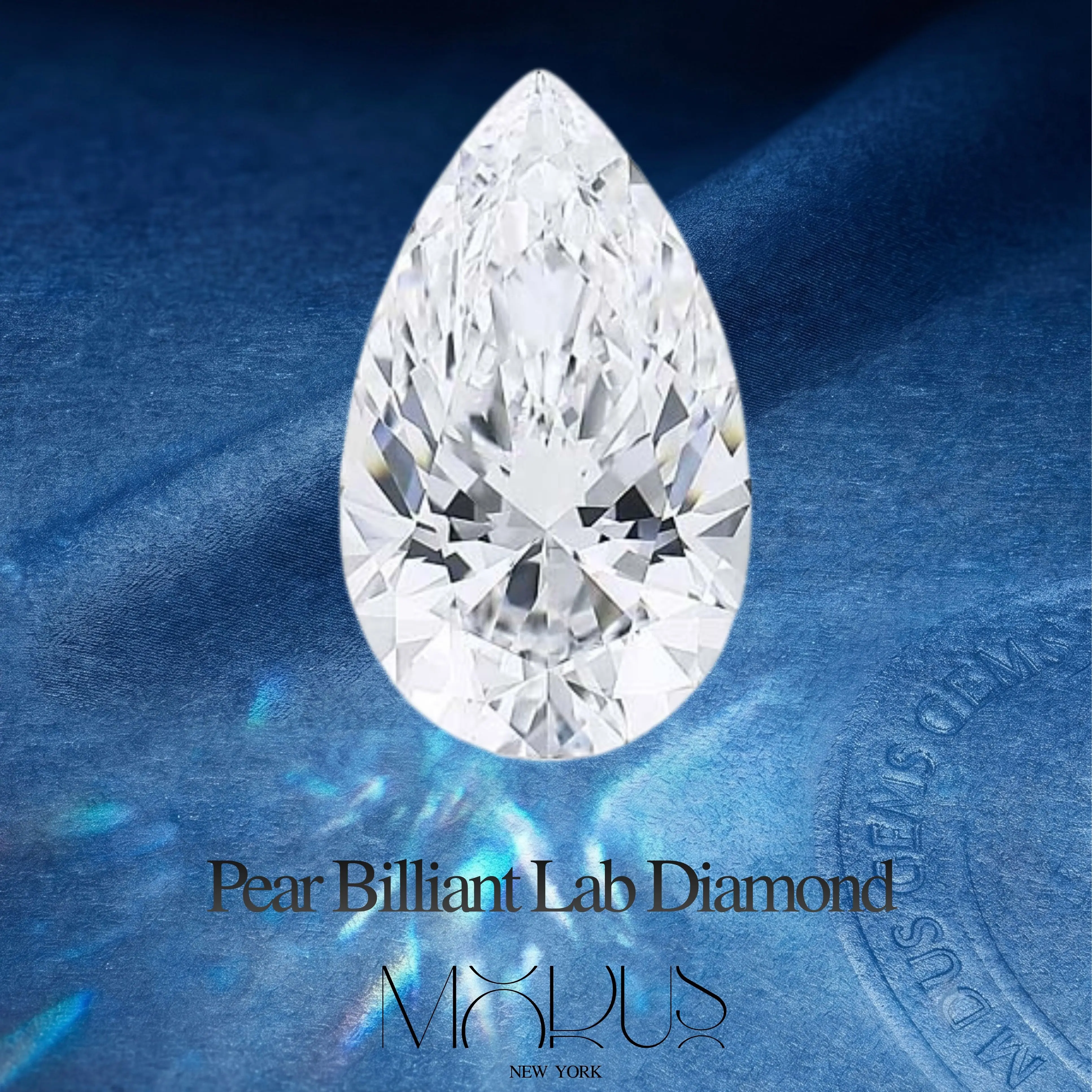 0.25Ct Pear shape Lab Grown Diamond Premium Diamond Single Loose Stone