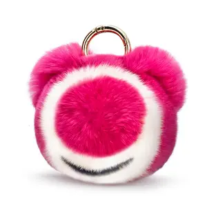 【Berry CoCo】Pink bear keychain, the best gift for yourself or others - Valentine's Day, anniversary, anniversary gift