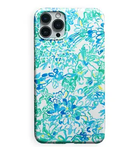 iPhone 15 Pro Floral Happy Lilly Pulitzer Ocean Case