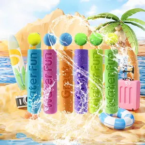 SUPER Water Blaster 6-Pack – Foam Ball Water Guns for Pool, Beach & Summer Parties | Outdoor Water Play Toys for Kids, Adults & Family