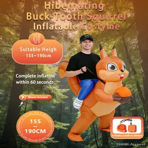 Adult Inflatable Costume Suit for Carnival Christmas Halloween Easter Party Celebration, Full Body No Size Measurement Needed