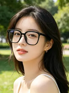 Classic Black Square Eyeglasses Frame, Lightweight Frames, Unisex Retro Clear Lens Eyewear Large Slim Face Eyeglass Casual Daily Wear Glasses Comfortable Long Time Wearing Non Slip Eyewear Frame Fashion Accessories For Women Men