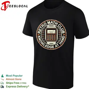 Retro Math Club Knowledge at Hand shirt Q4P