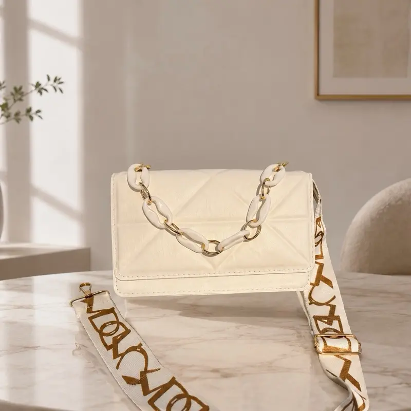 Ivory Elegance Shoulder Bag & Crossbody – Luxury