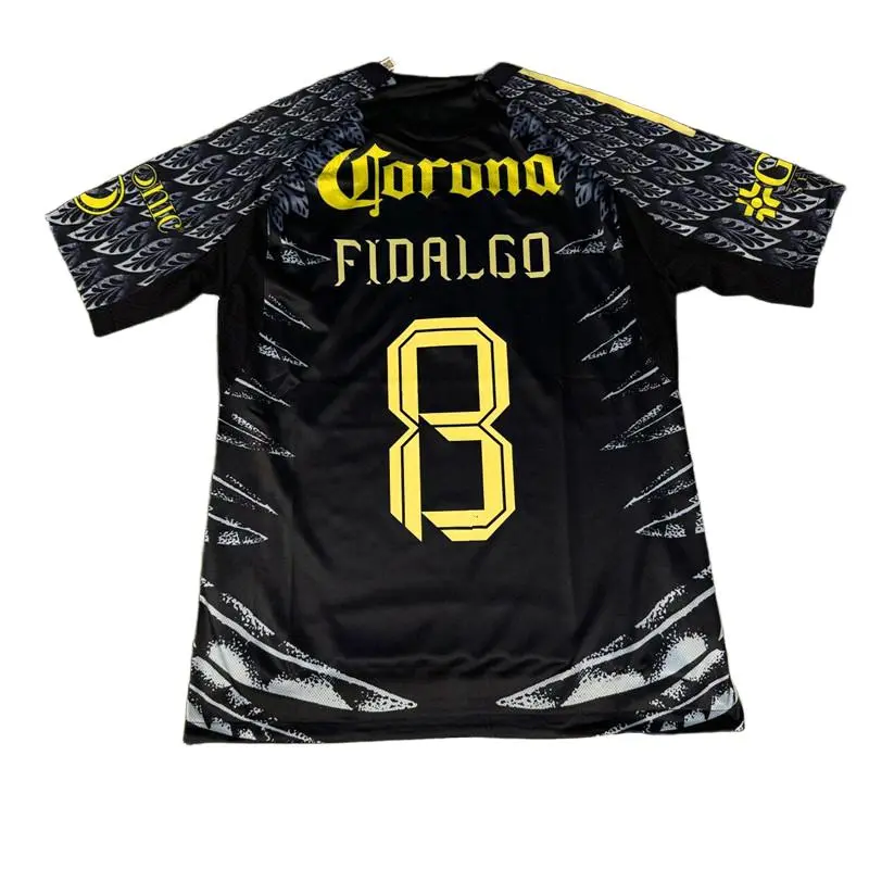2025-26 Club America Away Kit FIDALGO #8 Short Sleeve Breathable Quick Dry Soccer Jersey LIGA MX short-sleeve football jersey