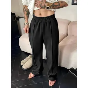 Men's Straight Leg Pants, Casual Style, Elastic Comfortable Long Pants, Suitable for Easy Daily Wear and Active Lifestyle