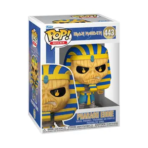Funko Pop Rocks - Iron Maiden Pharoah Eddie #443 Figure w/ Protector