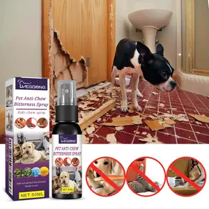 YEGBONG Pet Anti-Chew Bitterness Spray 50ML - Safe & Alcohol-Free Formula to Deter Dogs from Chewing Furniture and Floors