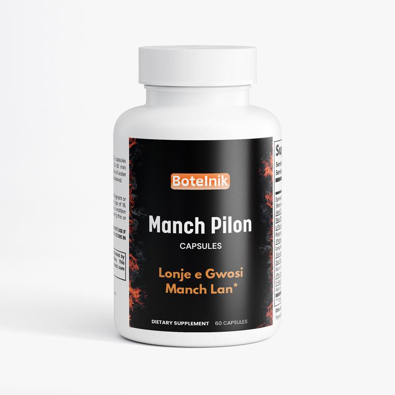 BoteInit Manch Pilon Dietary Supplement 60 Tablets United States of America Enhances Energy & Improves Nutrient Absorption