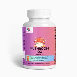 Mushroom Complex 10 X - Original Mushroom Extract with Natural Herbal Ingredients Healthcare