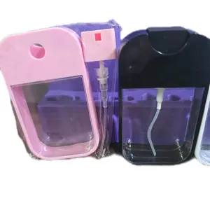 Empty Hand sanitizer spray bottles with design