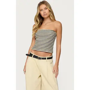 Edikted Women's Odora Striped Tube Top