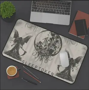 Sleep Token Desk Mat, House Veridian, Flamingo, Take Me Back To Eden Mousepad, Desktop Pads for Gaming & Study, Desktop Accessories
