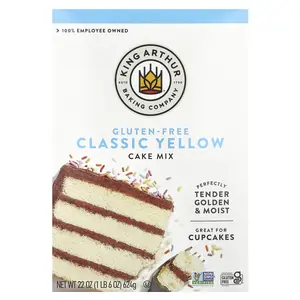 King Arthur Baking Company Gluten Free Classic Yellow Cake Mix, 22 oz (624 g)