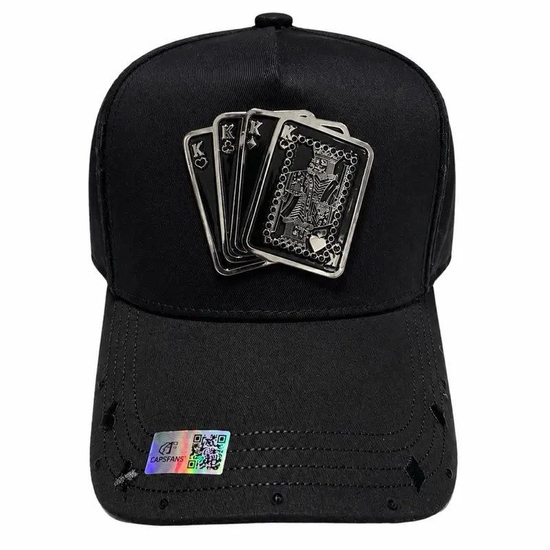 Poker-Designed Unisex Baseball Cap - Stylish Look, Everyday Daily Wear for Poker Enthusiasts